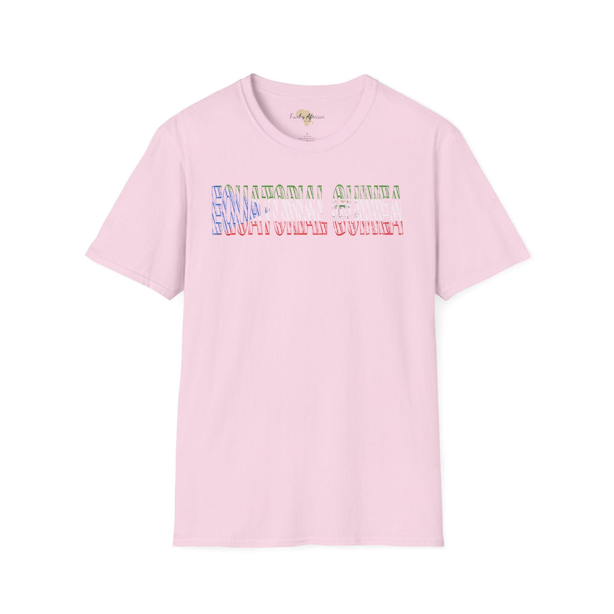 Equatorial Guinea text unisex softstyle tee Funky African