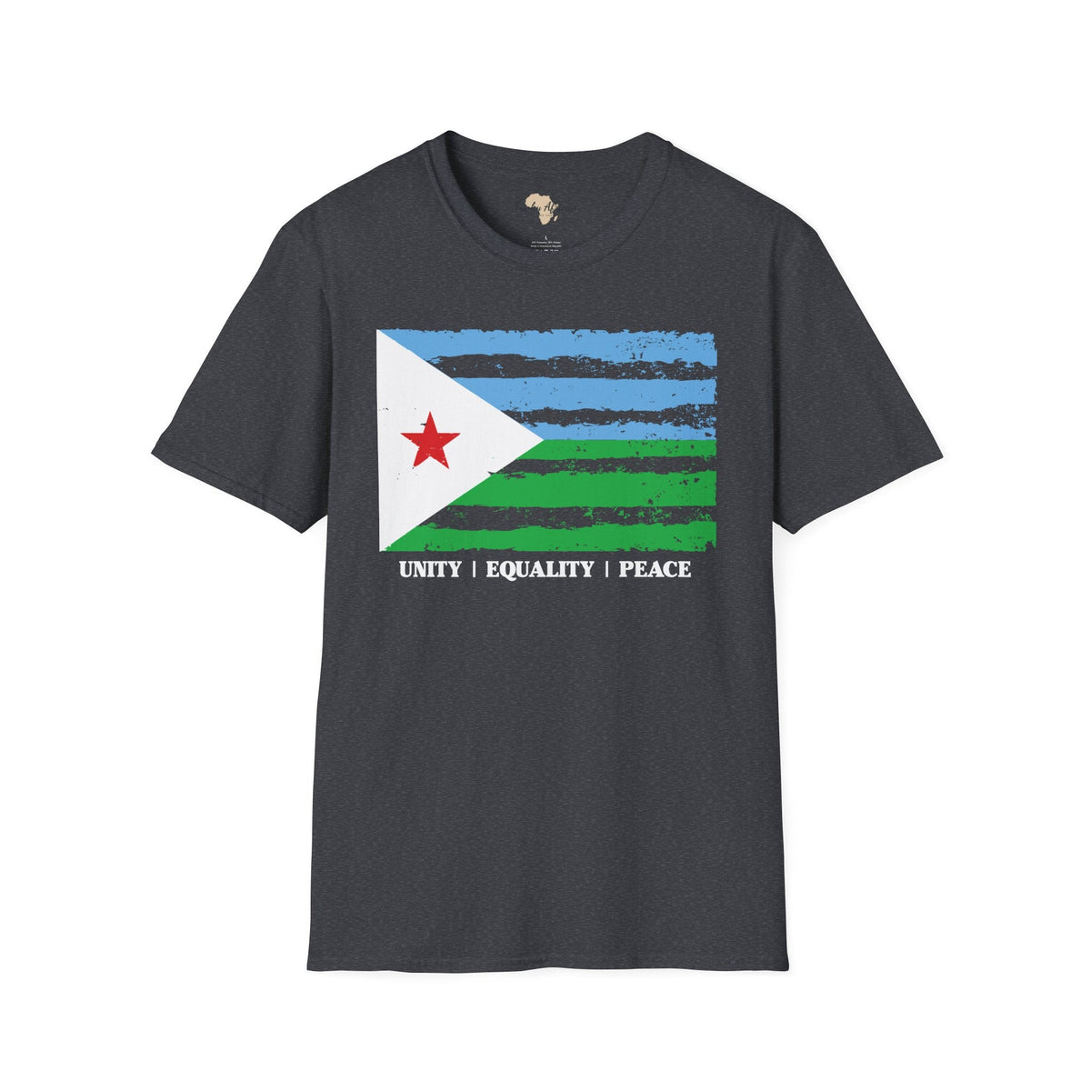 Djibouti strip unisex softstyle tee Funky African