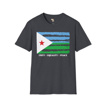 Djibouti strip unisex softstyle tee