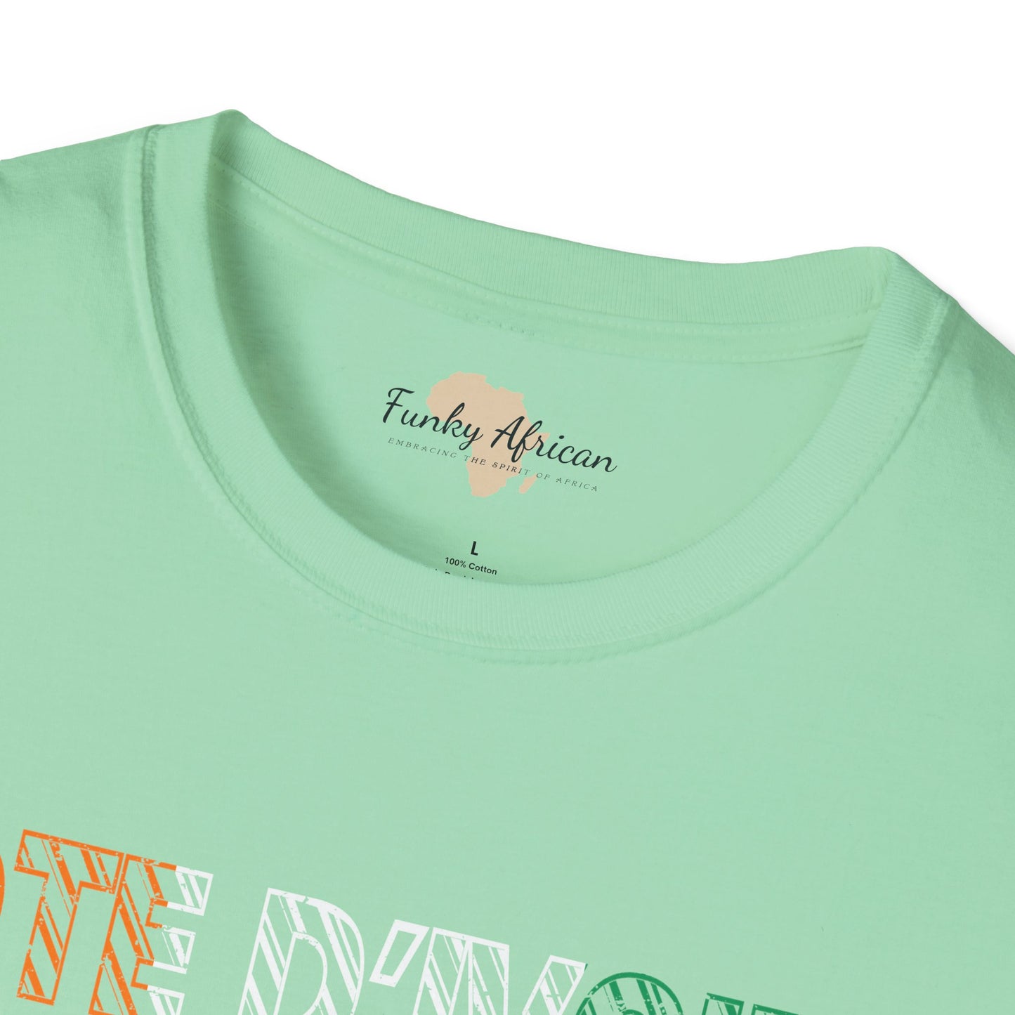 Côte d'Ivoire text unisex softstyle tee