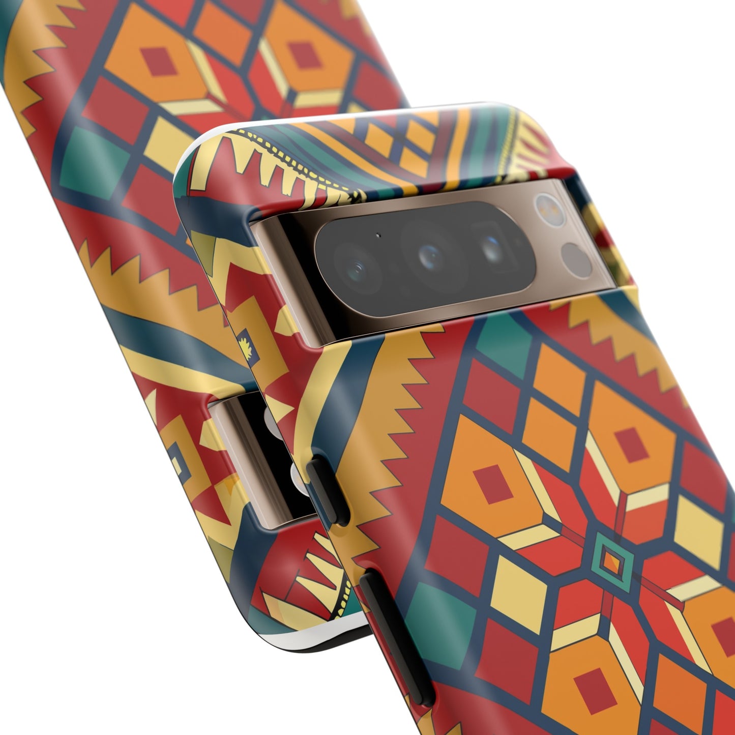 African Print Google Pixel Tough Cases