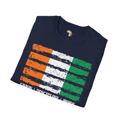 Côte d'Ivoire strip unisex softstyle tee