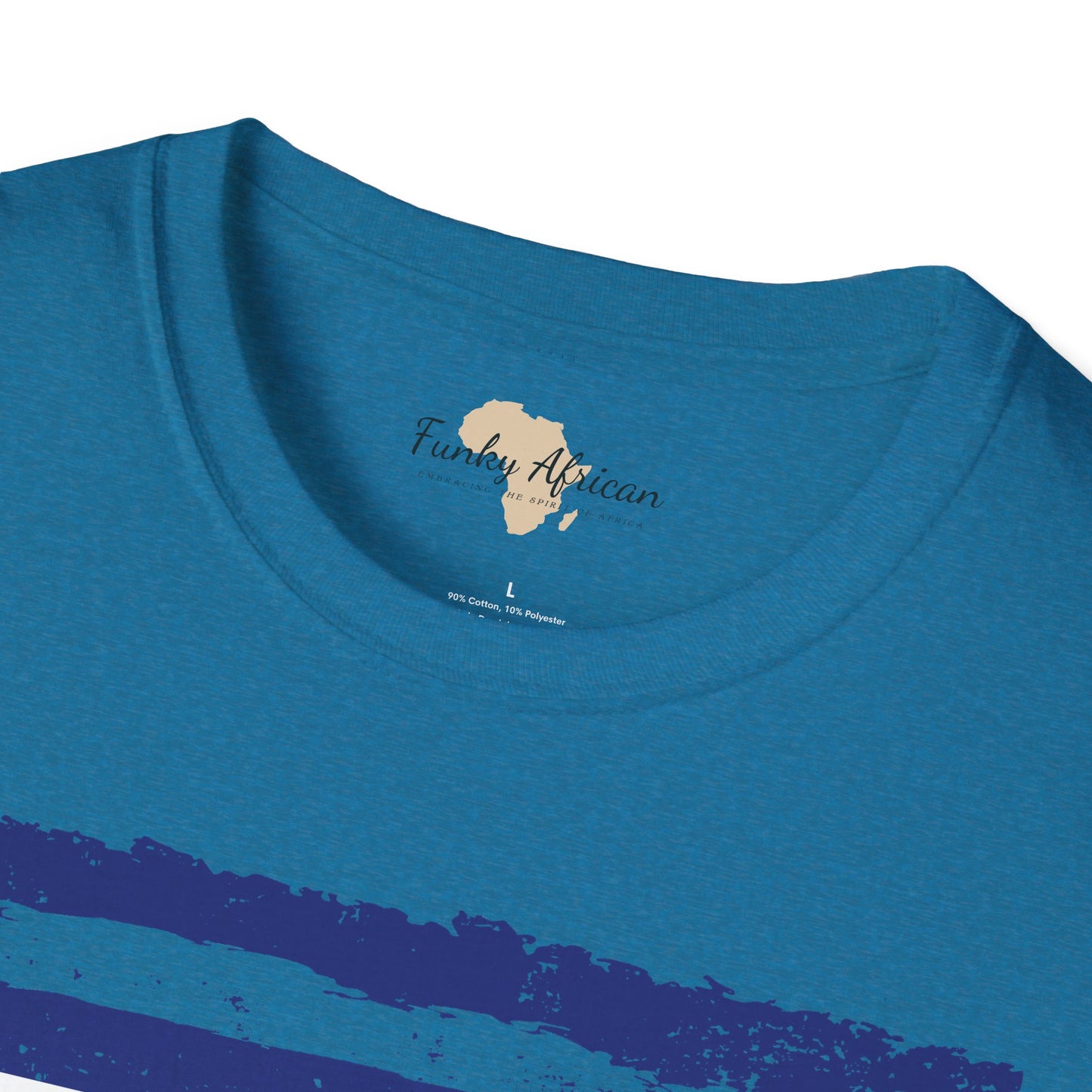 Lesotho strip unisex softstyle tee