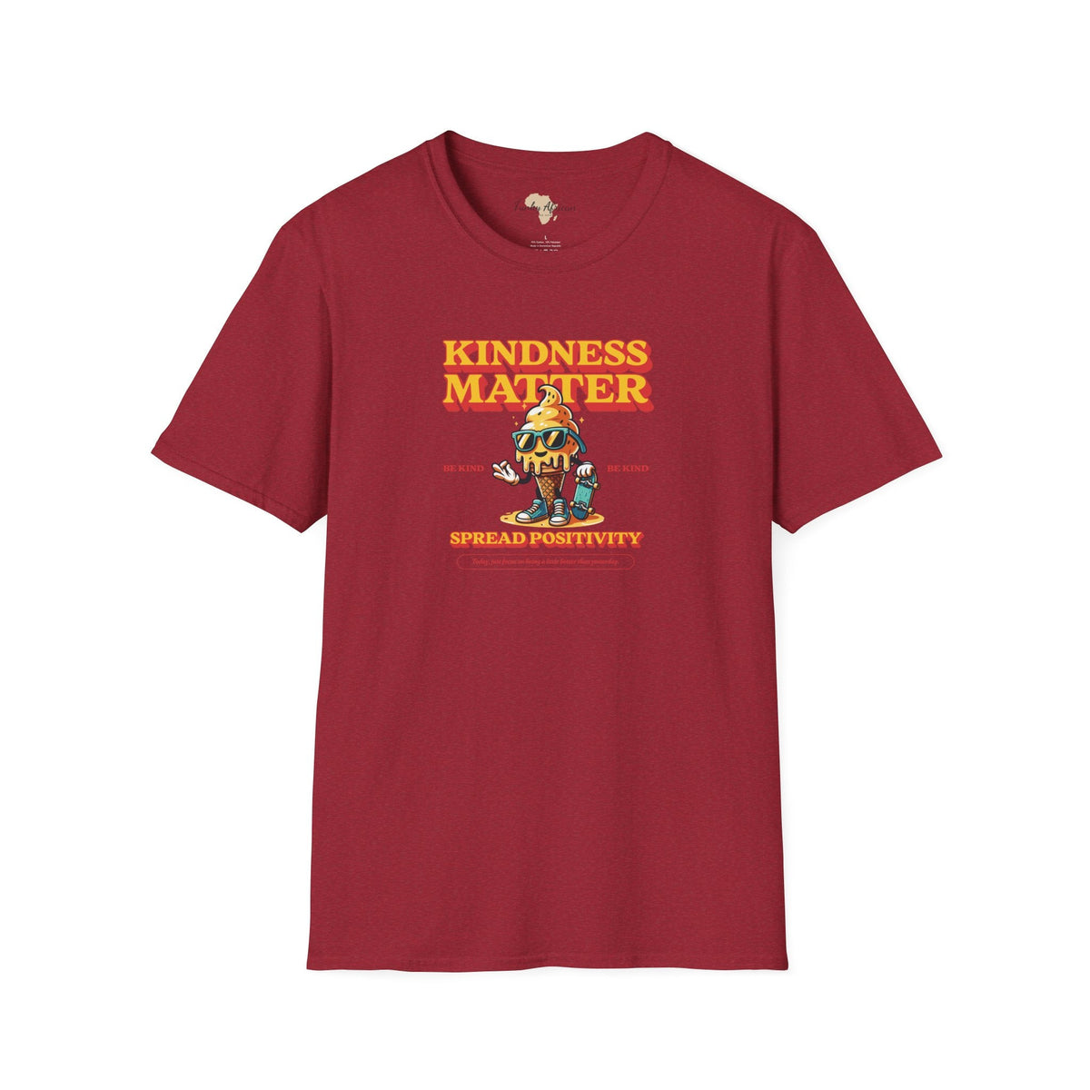 Kindness matter unisex softstyle tee Funky African