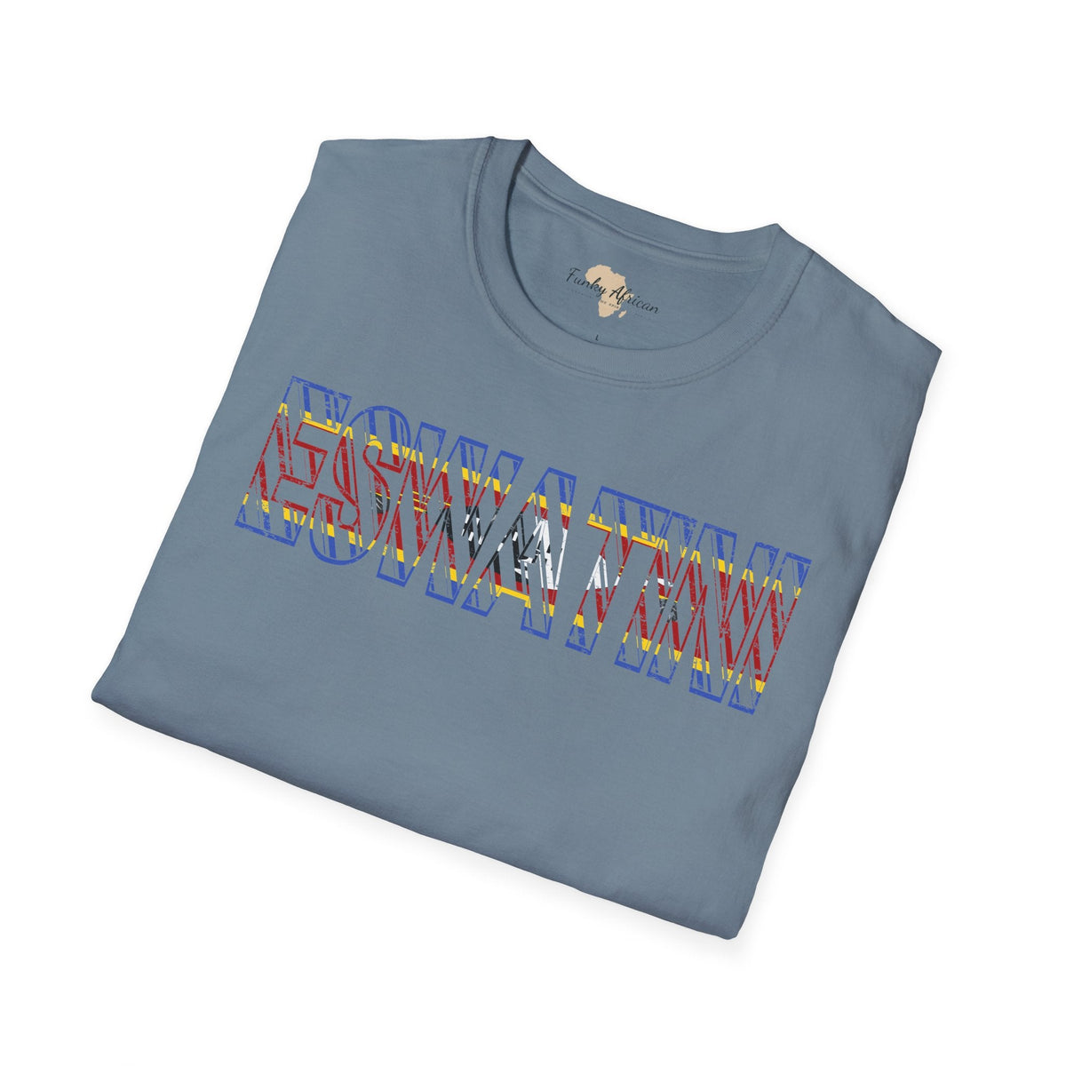 Eswatini text unisex softstyle tee Funky African