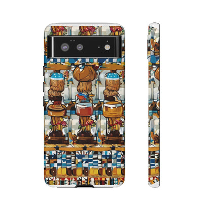 African Print Google Pixel Tough Cases