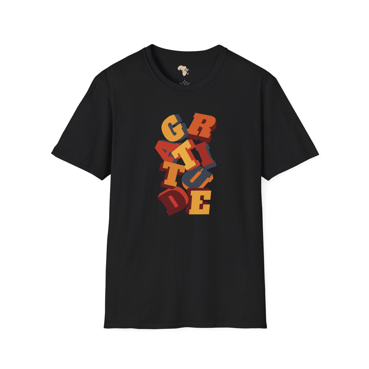 Gratitude unisex softstyle tee Funky African