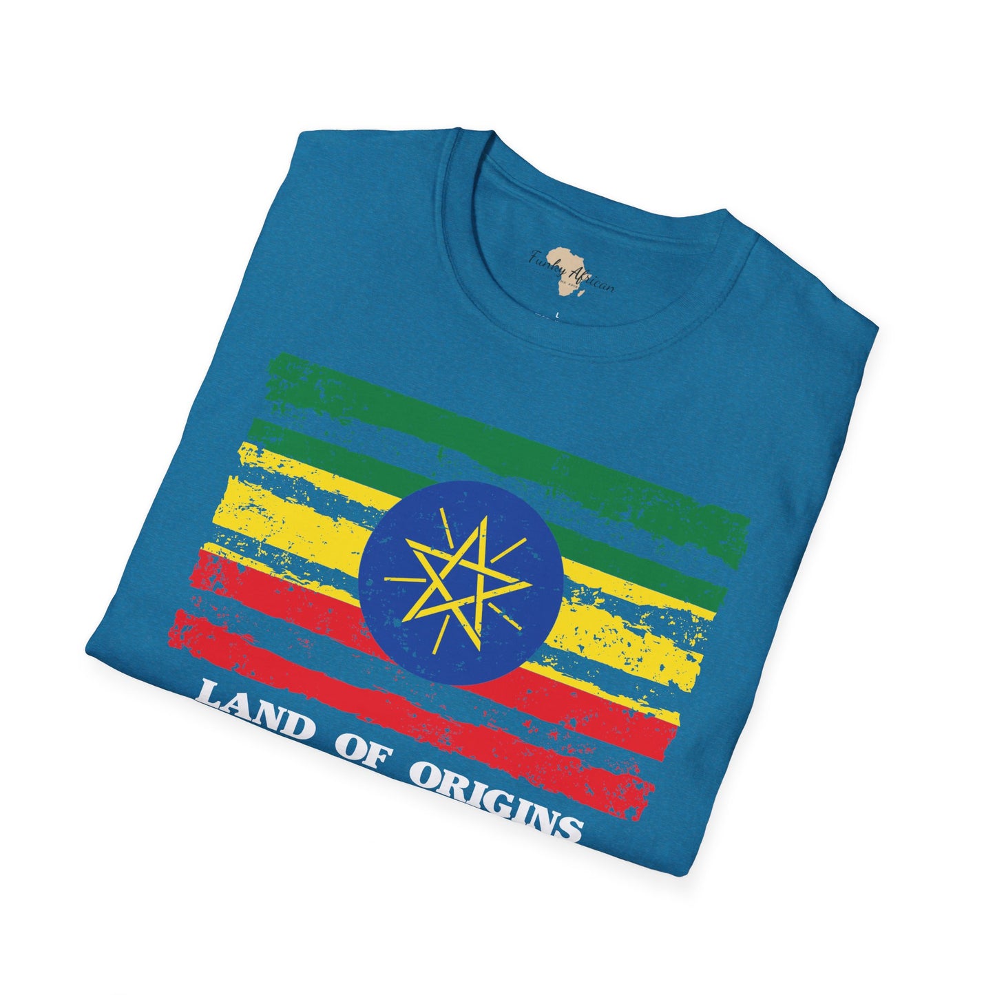 Ethiopia strip unisex softstyle tee