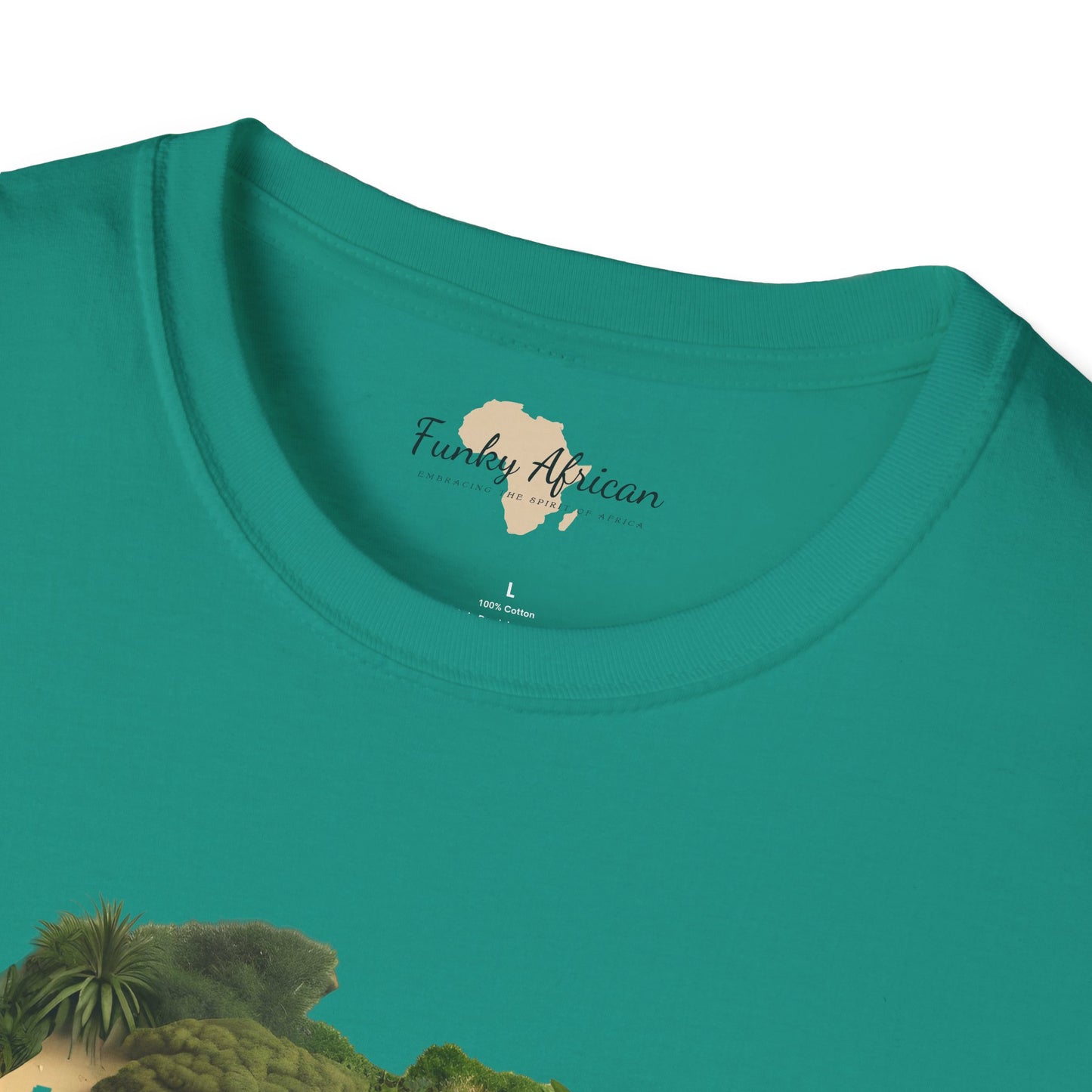 African forest unisex softstyle tee