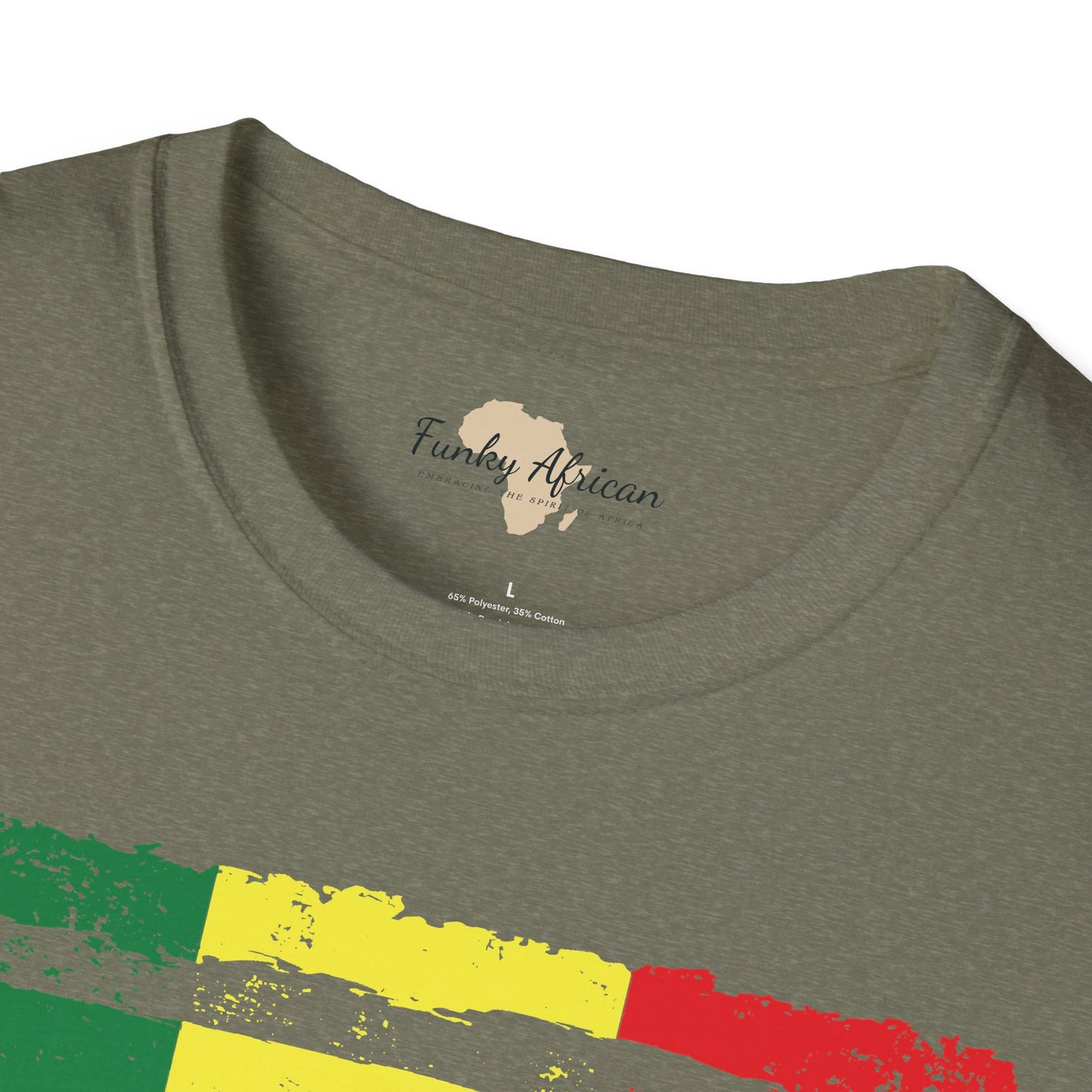 Senegal strip unisex softstyle tee