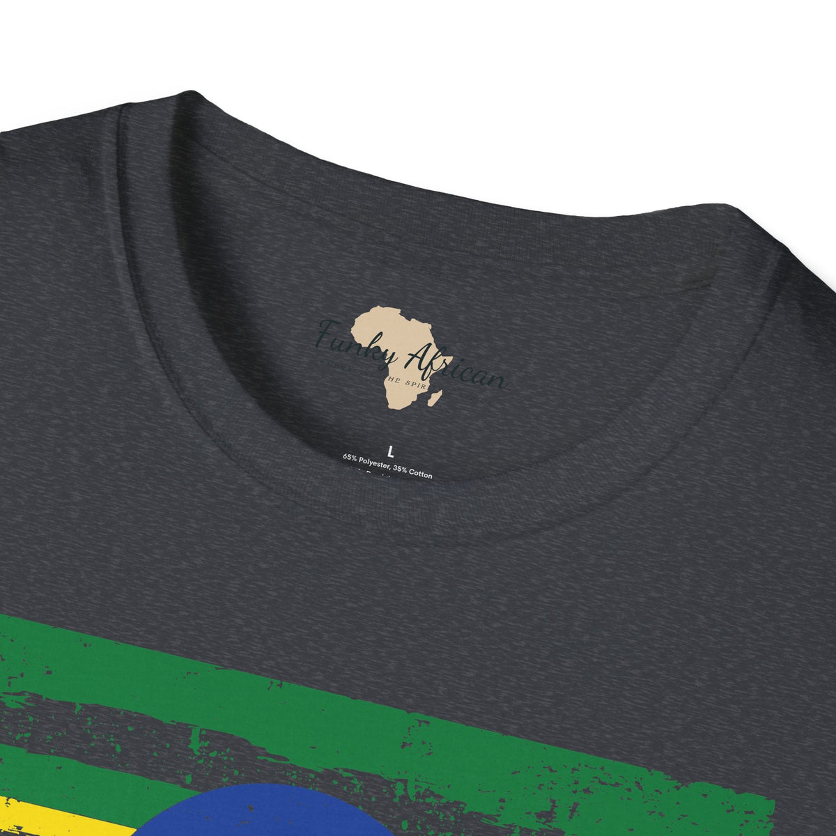 Ethiopia strip unisex softstyle tee Funky African