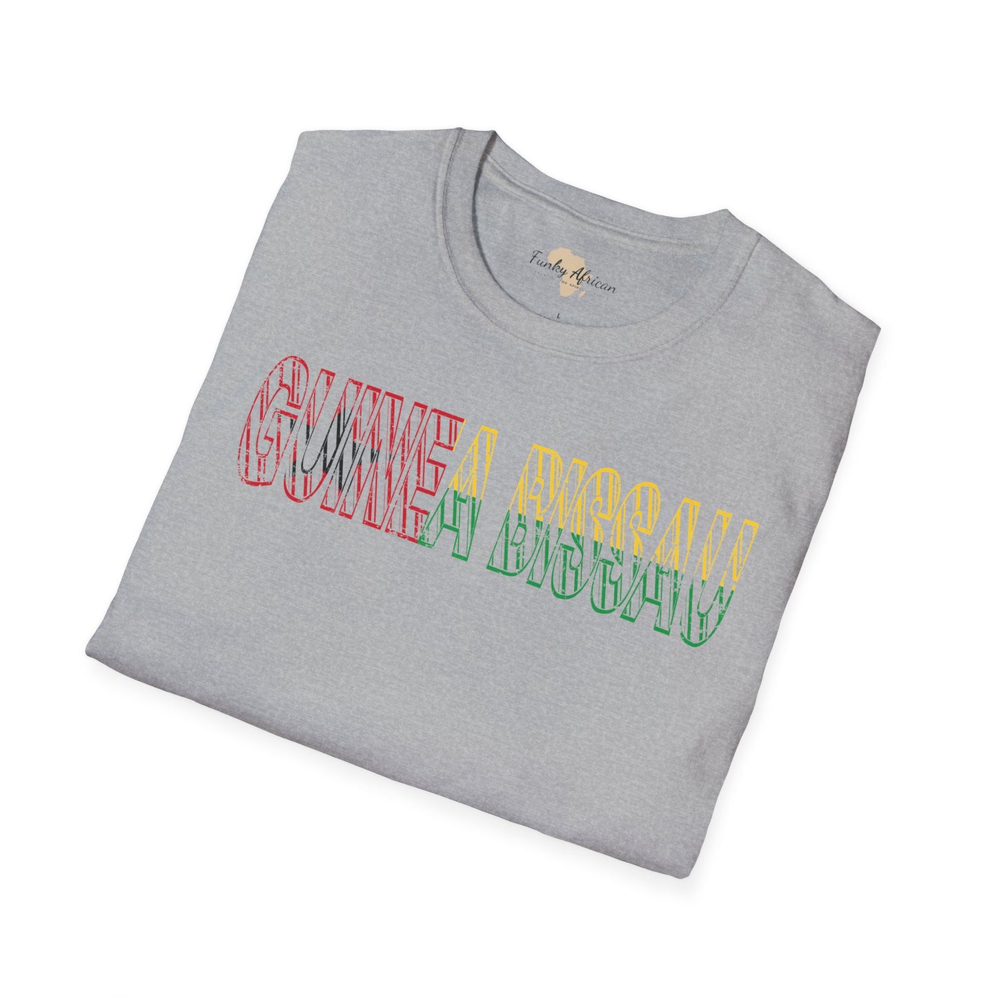 Guinea-Bissau text unisex softstyle tee