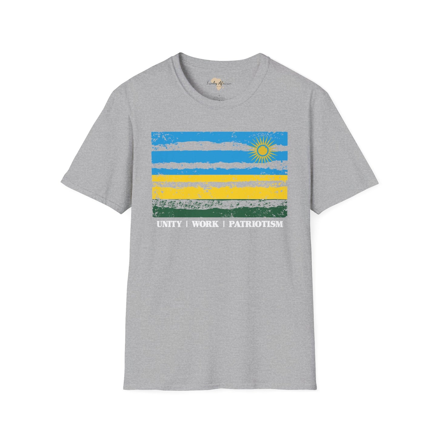 Rwanda strip unisex softstyle tee