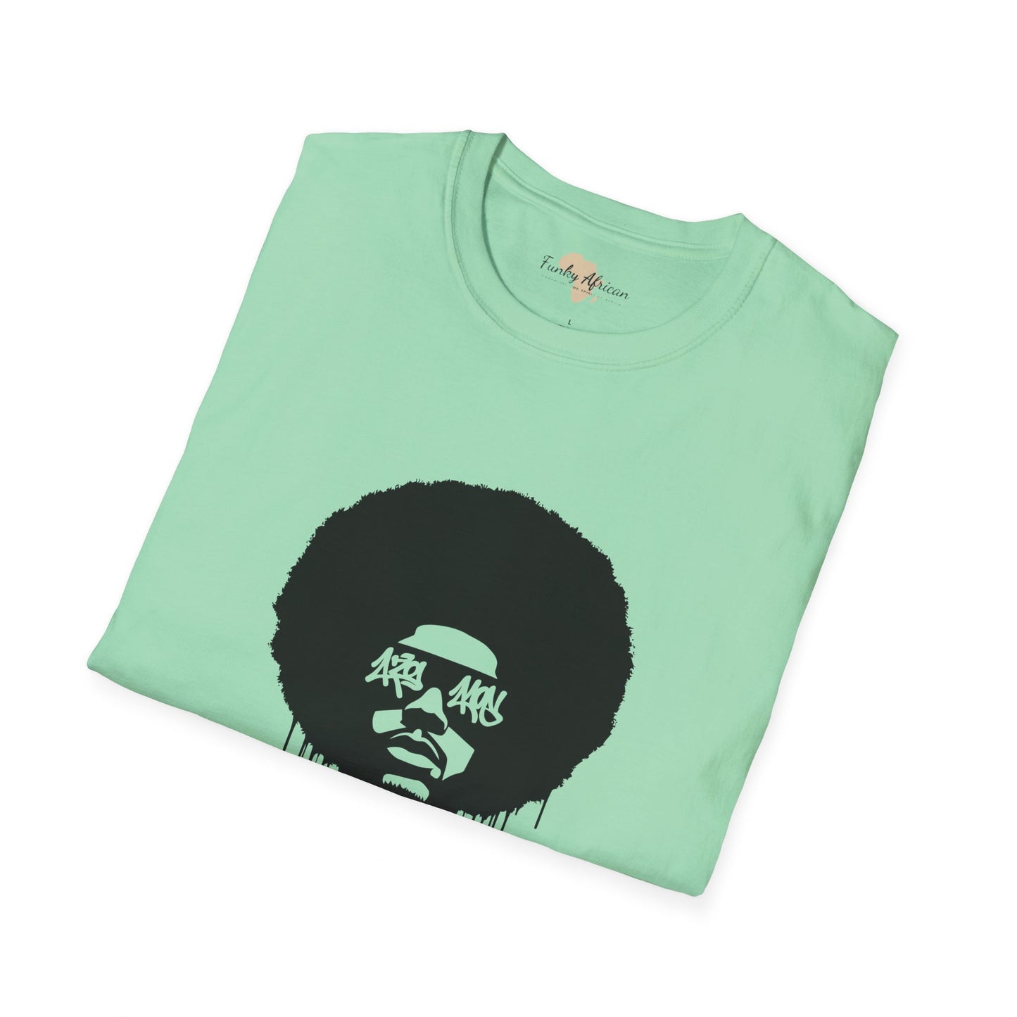 Afro graffiti unisex softstyle tee