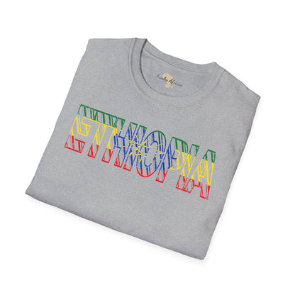 Ethiopia text unisex softstyle tee