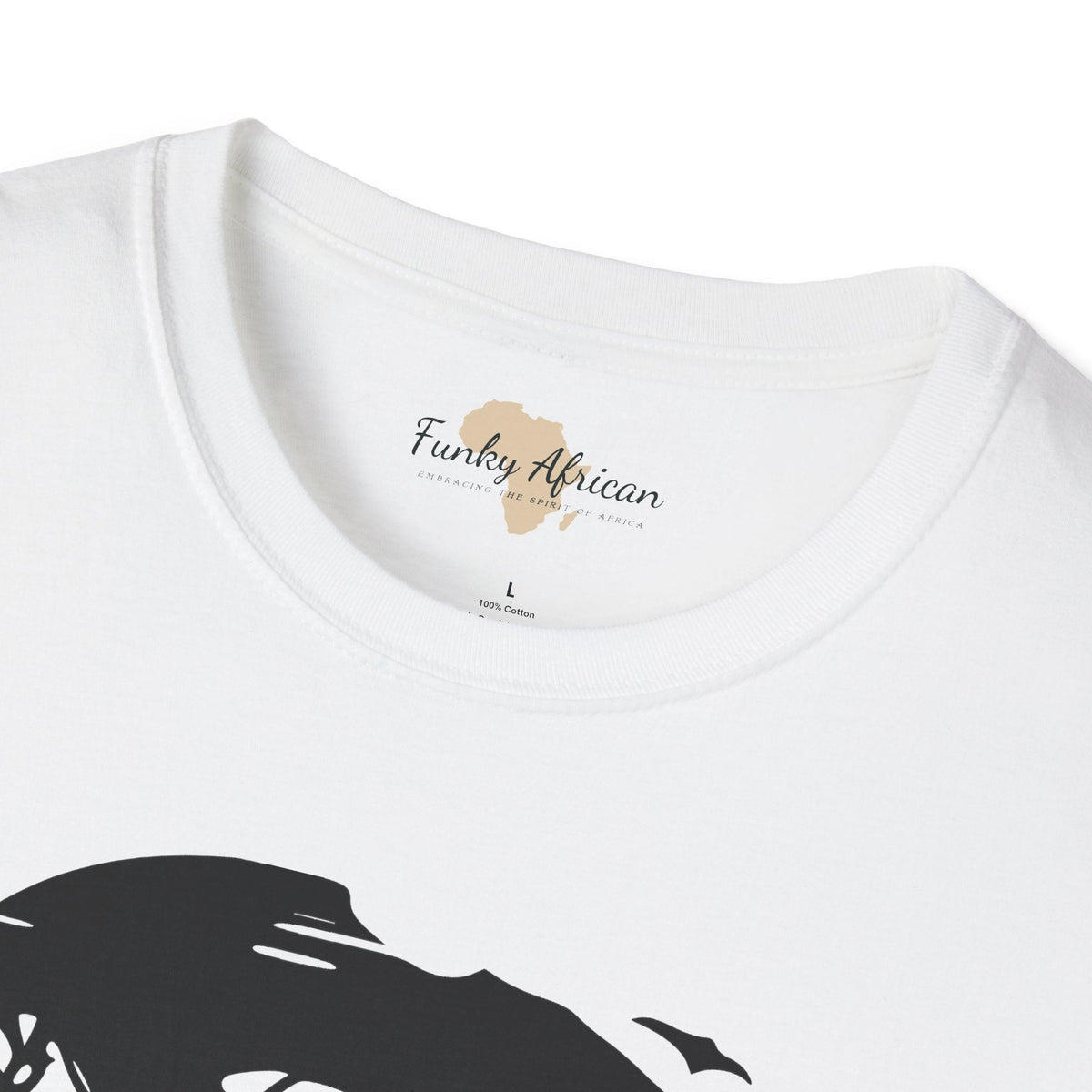 African map graffiti unisex softstyle tee Funky African