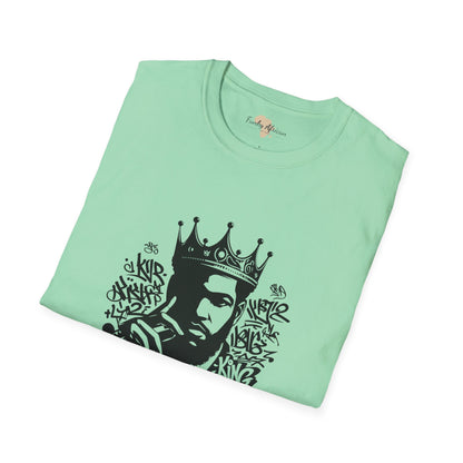 African King graffiti unisex softstyle tee