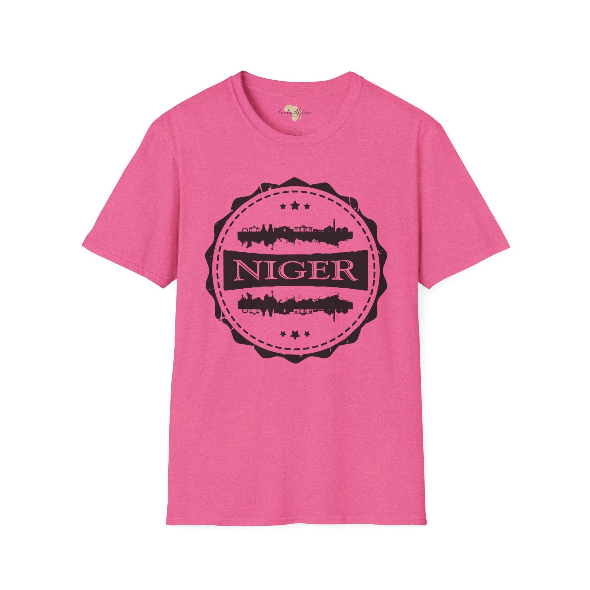 Nigerien Stamp unisex tee Funky African