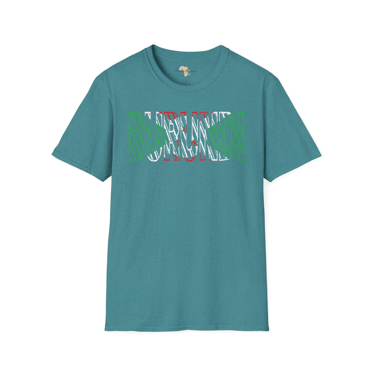 Burundi text unisex softstyle tee Funky African