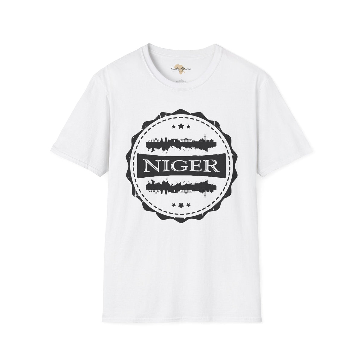 Nigerien Stamp unisex tee Funky African
