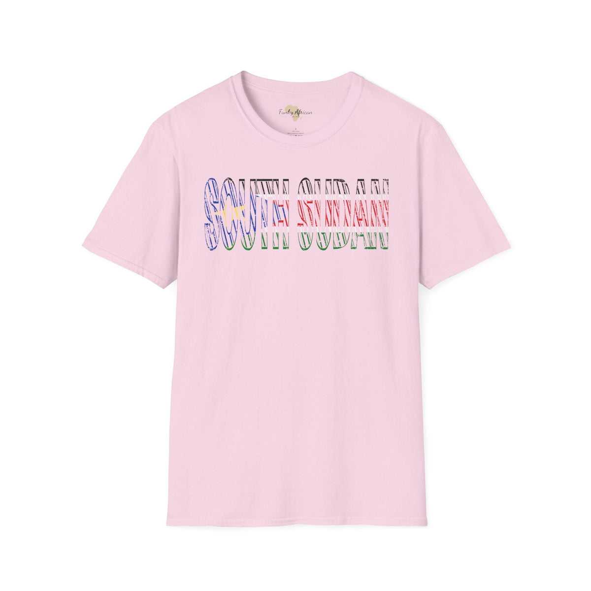 South Sudan text unisex softstyle tee Funky African
