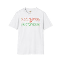 Nigerien text unisex softstyle tee Funky African