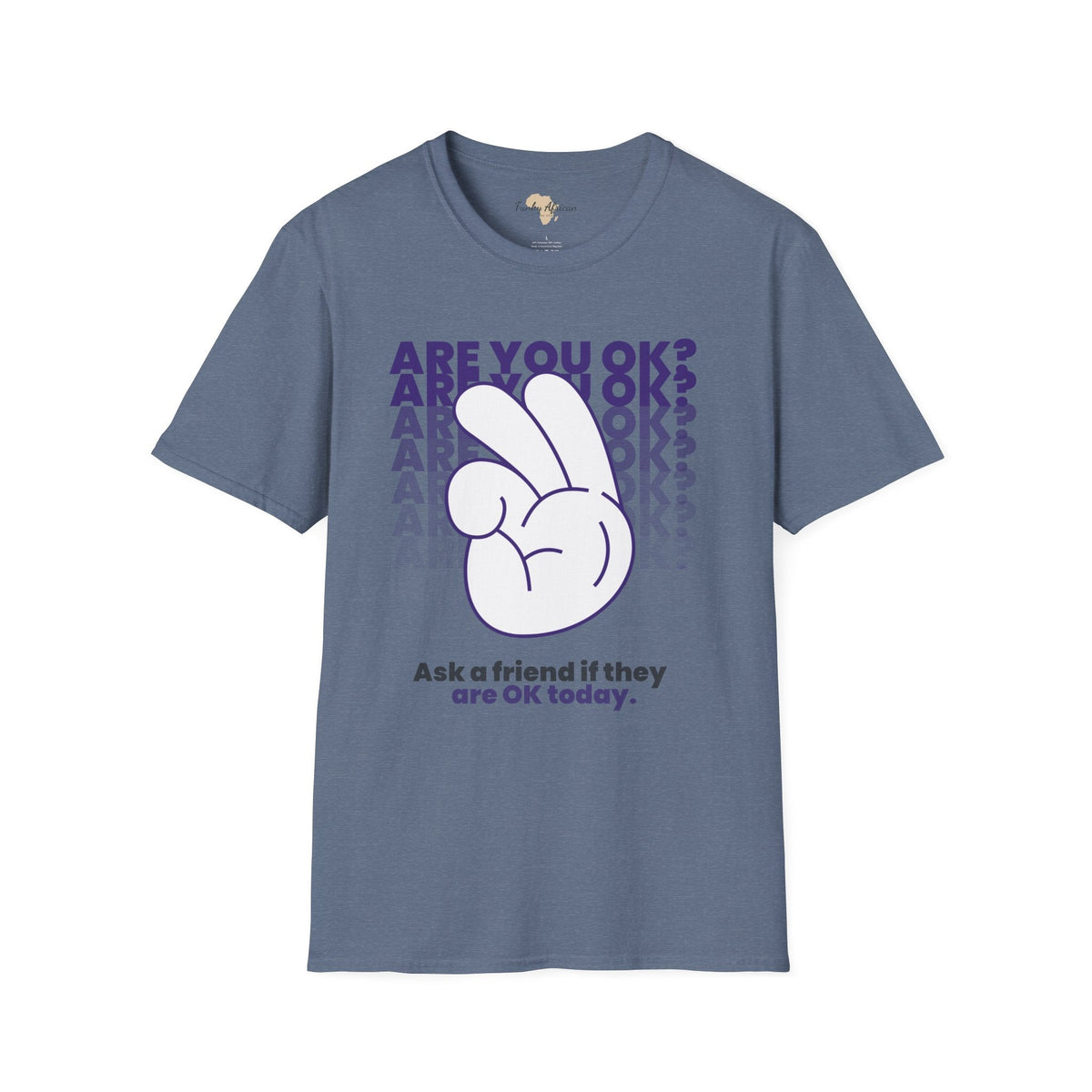 Are you ok unisex softstyle tee Funky African