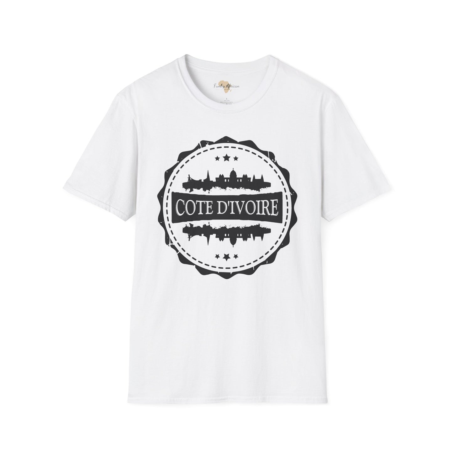 Côte d'Ivoire Stamp unisex tee