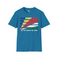 Seychelles strip unisex softstyle tee Funky African