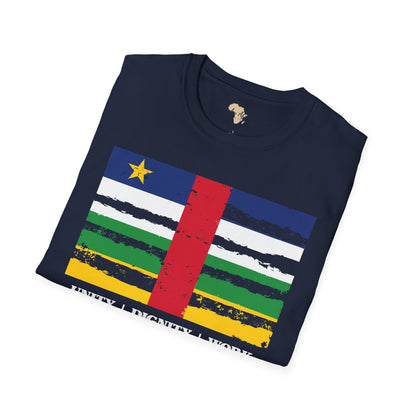 Central African Republic strip unisex softstyle tee