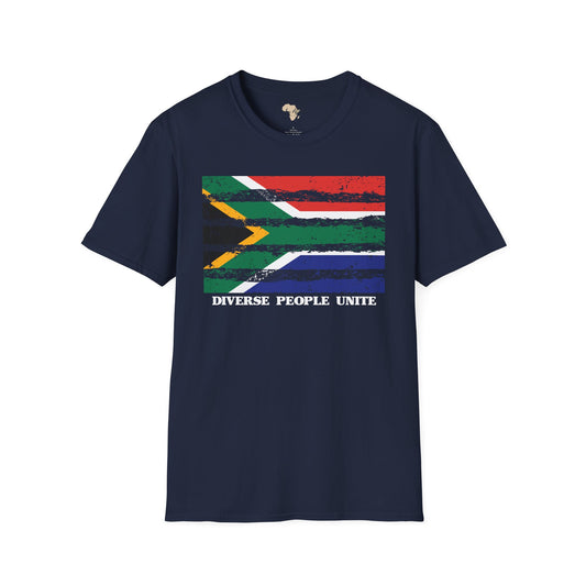 South Africa strip unisex softstyle tee