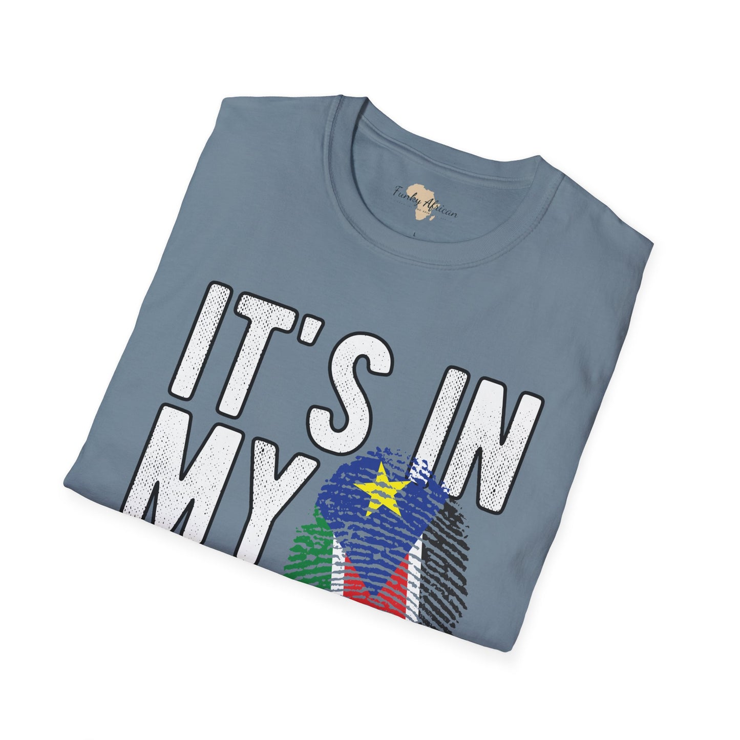 it's in my DNA unisex tee - South Sudan