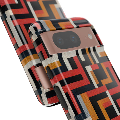 African Print Google Pixel Tough Cases