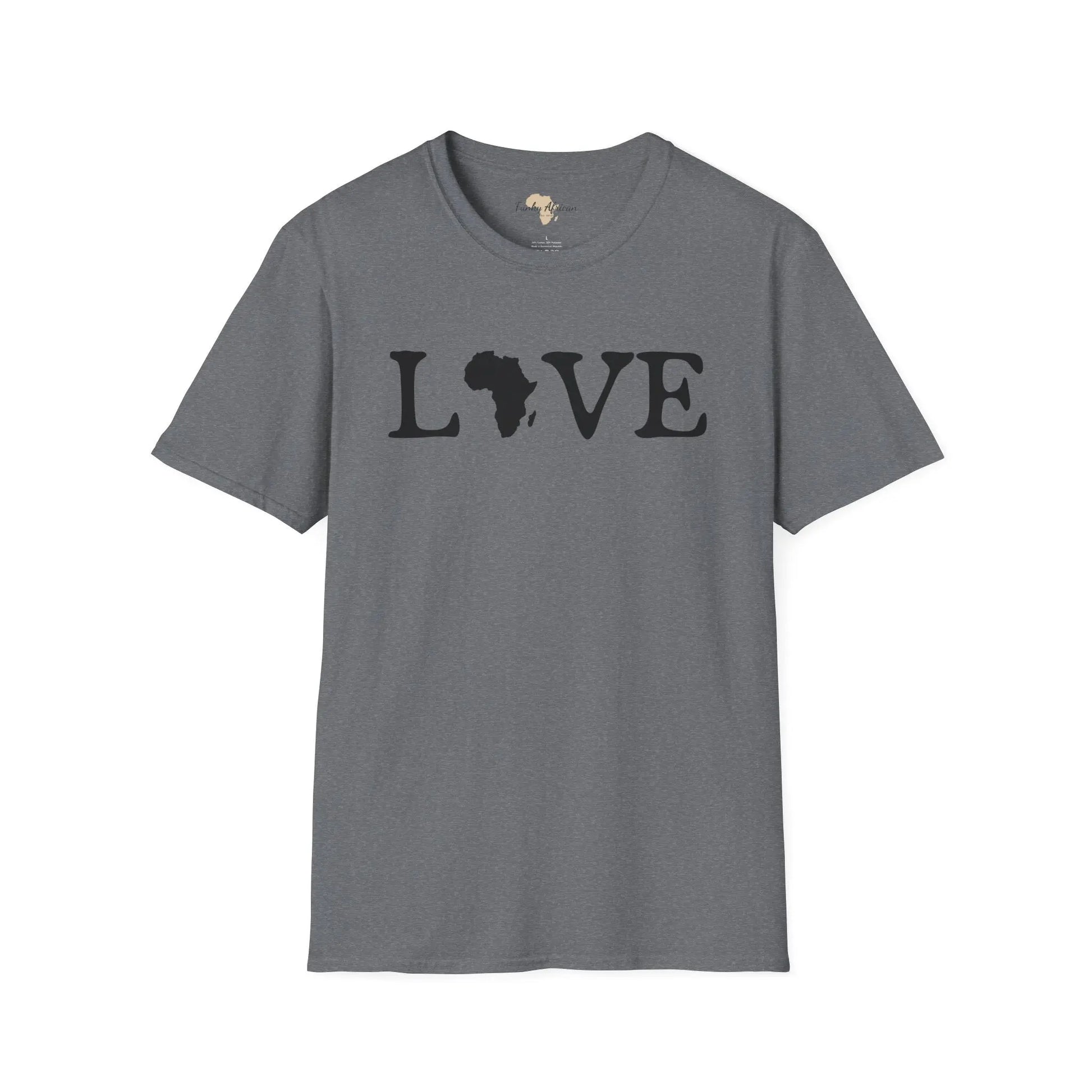 One love unisex softstyle tee Funky African