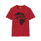 African map graffiti unisex softstyle tee Funky African