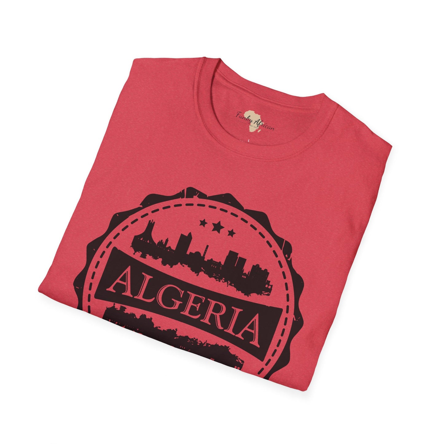 Algeria stamp unisex tee