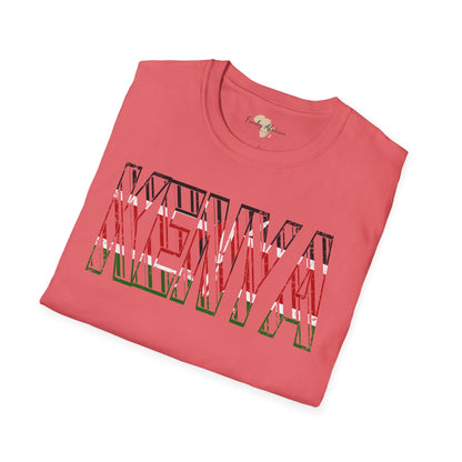 Kenya text unisex softstyle tee