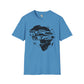 African map graffiti unisex softstyle tee Funky African