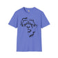African map graffiti unisex softstyle tee Funky African