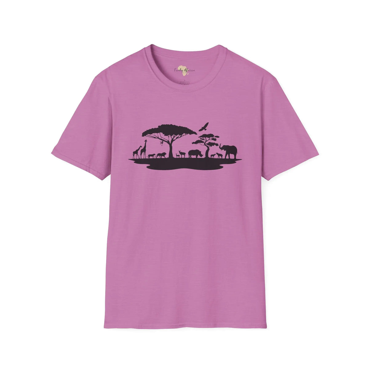 African jungle unisex softstyle tee Funky African