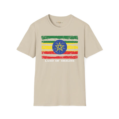 Ethiopia strip unisex softstyle tee