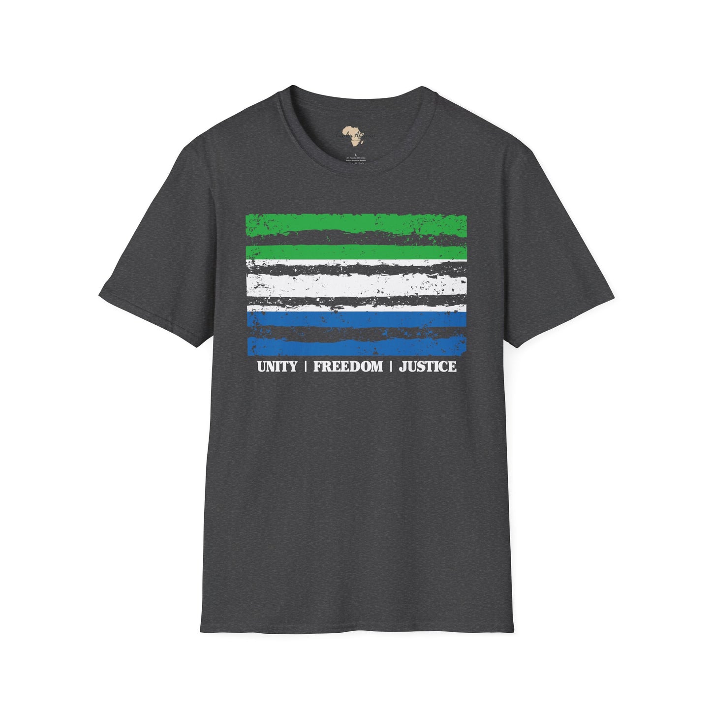 Sierra Leone strip unisex softstyle tee