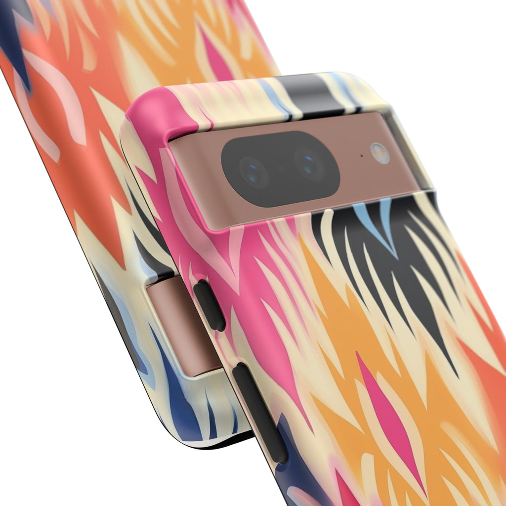 African Print Google Pixel Tough Case Funky African