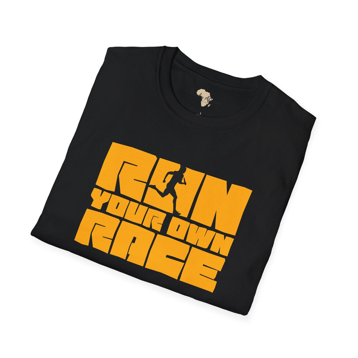 Run your own race unisex softstyle tee Funky African