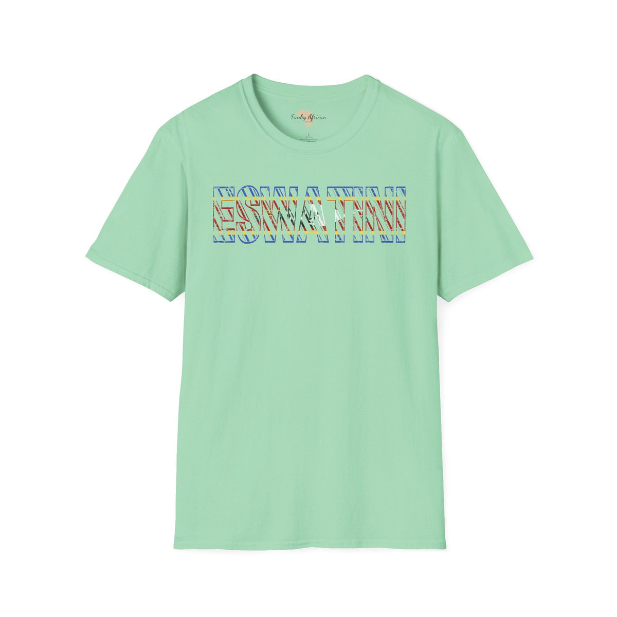 Eswatini text unisex softstyle tee Funky African