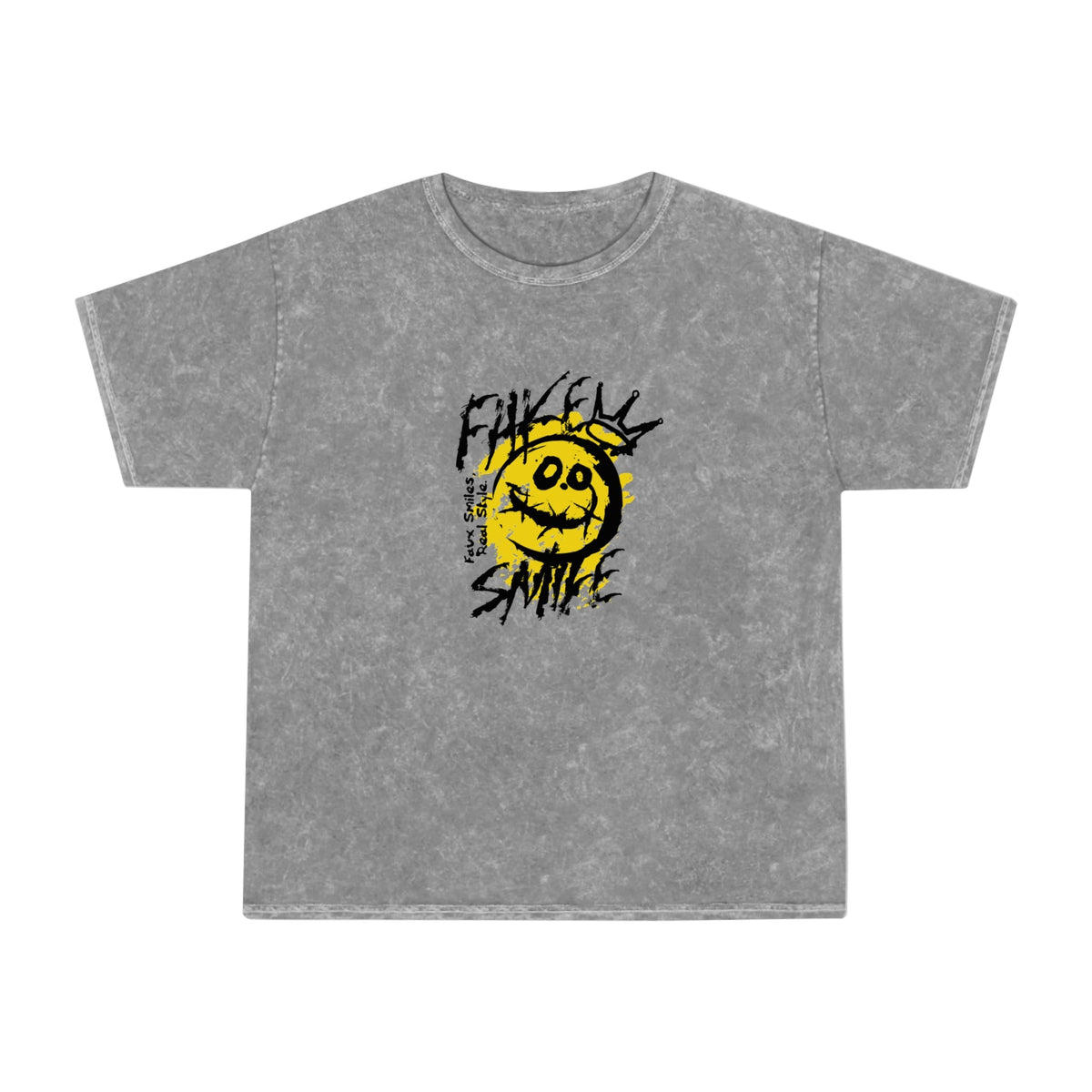 Fake smile unisex wash tee Funky African