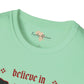 Believe unisex tee Funky African