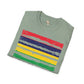 Mauritius strip unisex softstyle tee Funky African