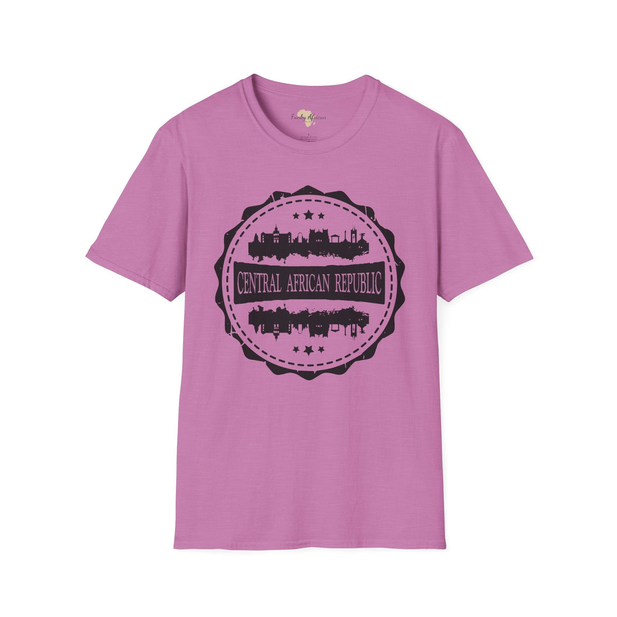 Central African Republic Stamp unisex tee Funky African