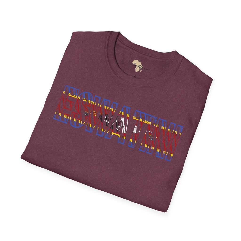 Eswatini text unisex softstyle tee Funky African